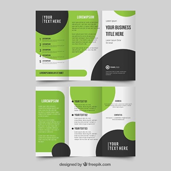 Business Trifold Abstract Style