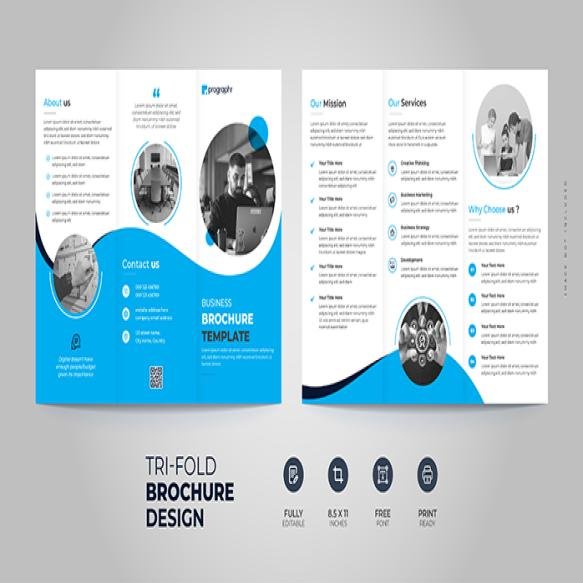 Business Trifold Borchure Design (1)