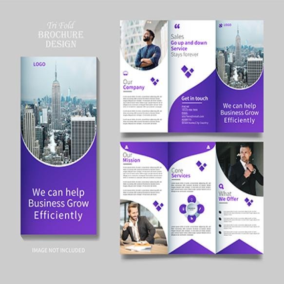 Business Tri Fold Brochure Design