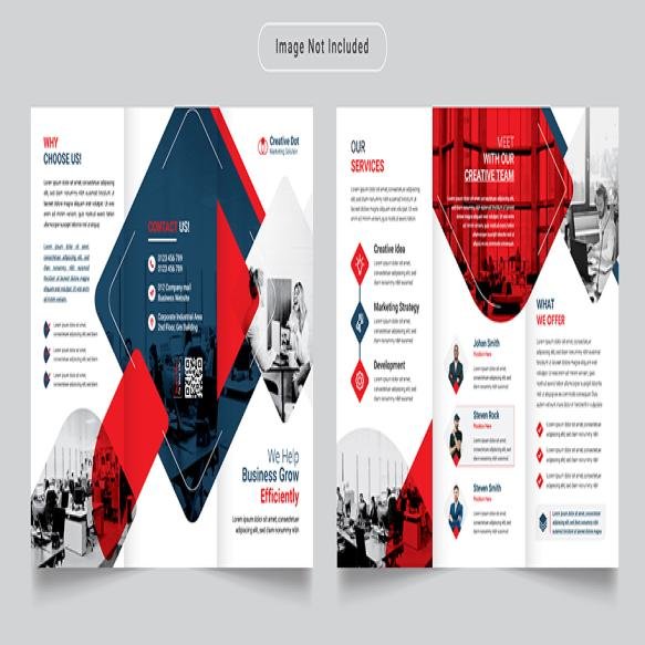 Business Trifold Brochure Design Template (1)