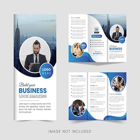 Business Trifold Brochure Design Template (2)