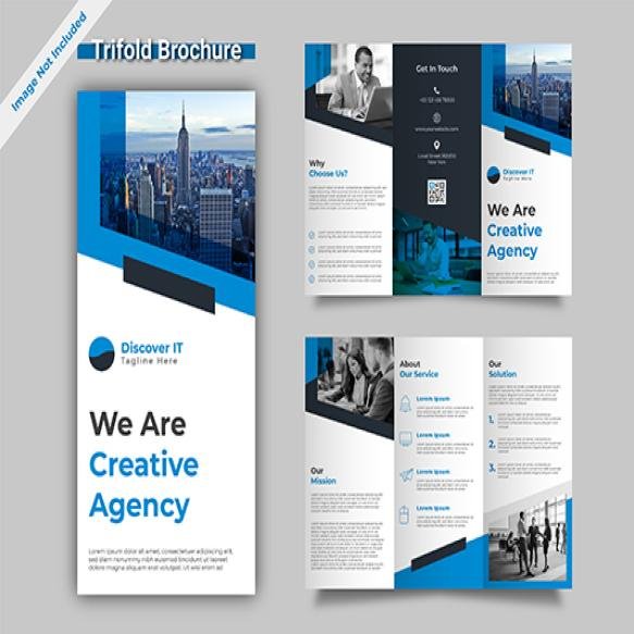 Business Trifold Brochure Design Template (3)