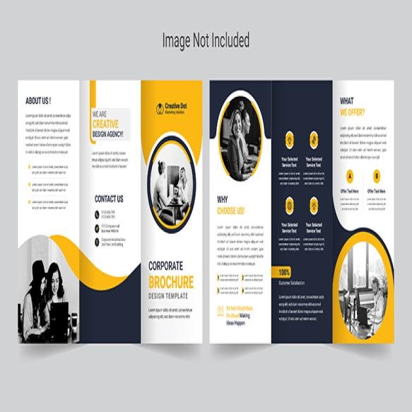 Business Trifold Brochure Design Template