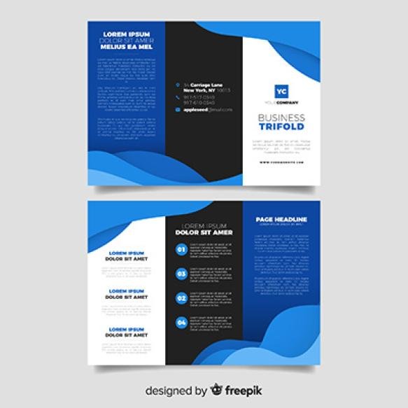 Business Trifold Brochure Template (2)