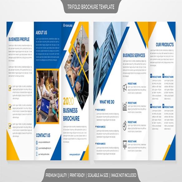 Business Trifold Brochure Template (6)