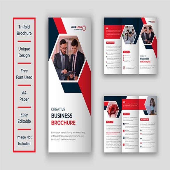 Business Tri Fold Brochure Template Design