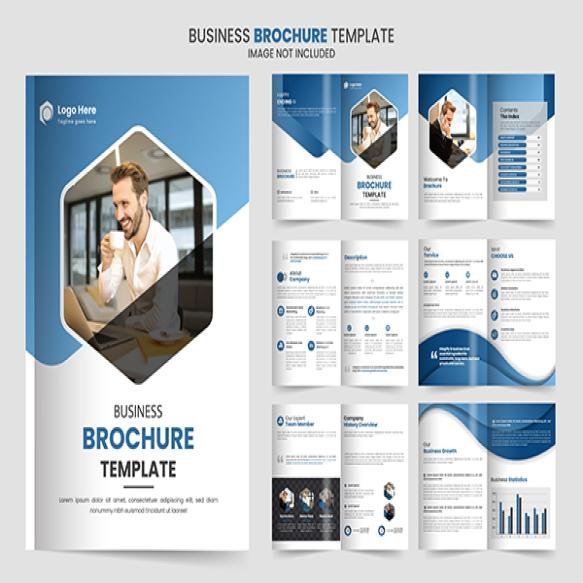 Company Profile Brochure Design Minimal Multipage Business Brochure Template Design Annual Report