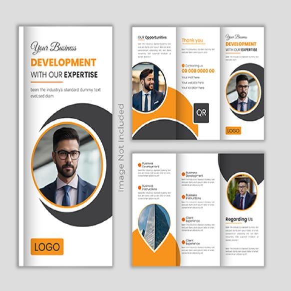 Company Profile Brochure Template Best Trifold Brochure Design