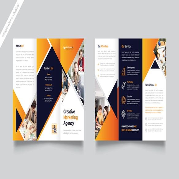 Trifold Brochure Design 2020 Template Premium Vector