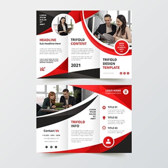 Trifold Brochure Template Concept