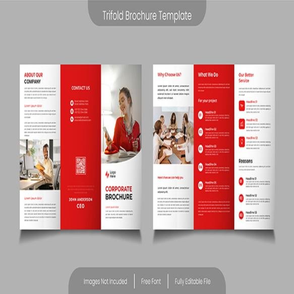Trifold Brochure Template Modern Business Design (1)