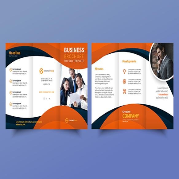Trifold Brochure Template With Photo