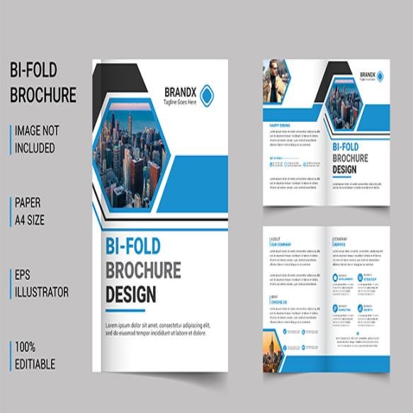 Corporate Bi Fold Brochure Design