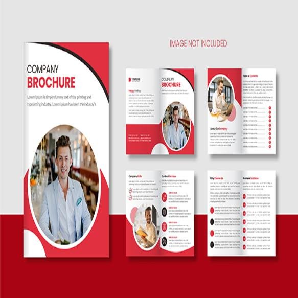Corporate Business Bifold Brochure Company Profile Brochure