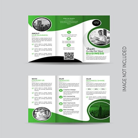 Corporate Business Tri Fold Brochure Design Template