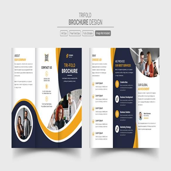 Corporate Business Trifold Brochure Template (3)