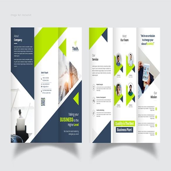 Corporate Business Trifold Brochure Template (4)