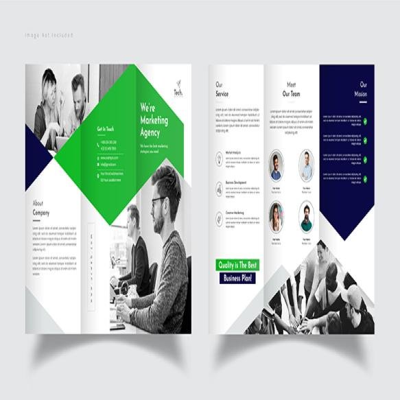 Corporate Business Trifold Brochure Template (5)
