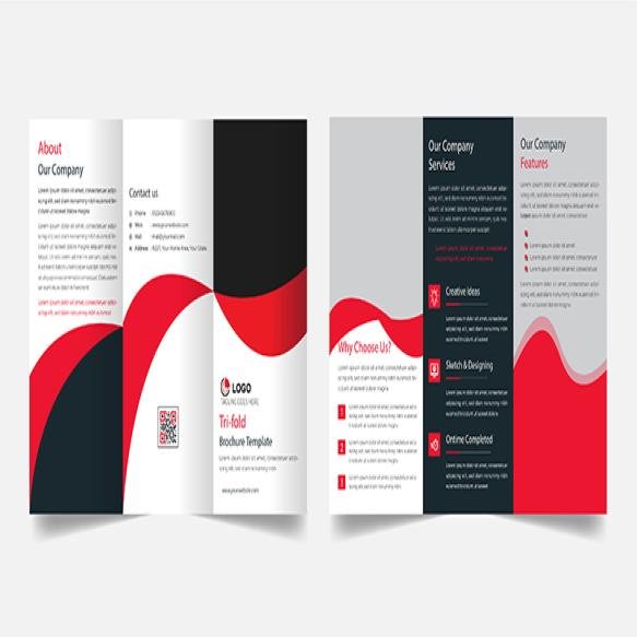 Corporate Business Trifold Brochure Template Design (1)