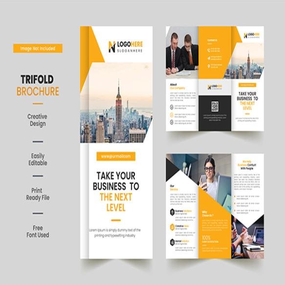 Corporate Business Trifold Brochure Template With A4 Size (2)