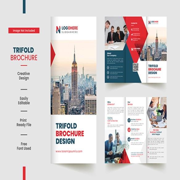 Corporate Business Trifold Brochure Template With A4 Size (3)
