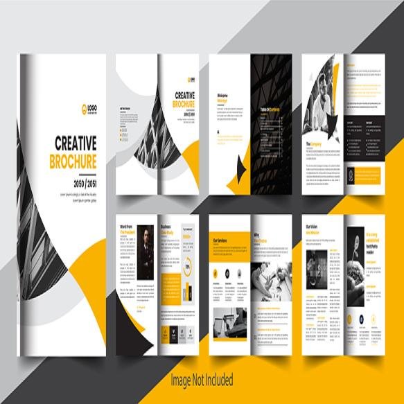 Corporate Company Profile Brochure Annual Report Booklet Business Proposal Layout Concept Design