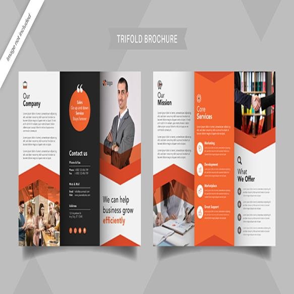 Corporate Trifold Brochure Template (2)
