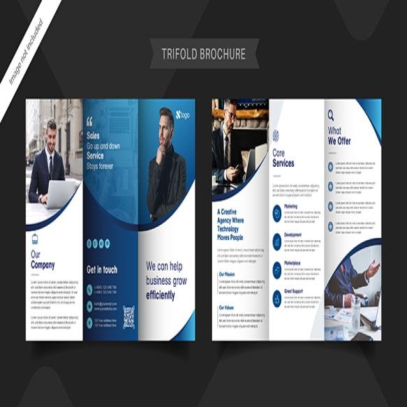 Corporate Trifold Brochure Template