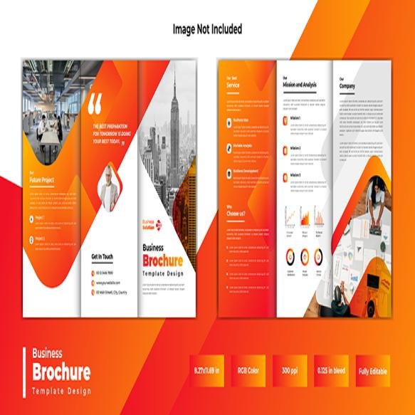 Corporate Tri Fold Brochure Template