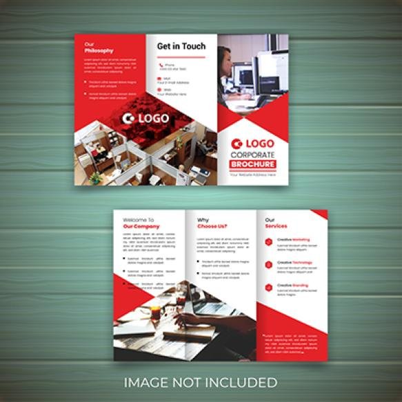 Corporate Trifold Business Brochure Creative Trifold Brochure Template