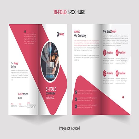 Creative Business Bi Fold Brochure Template