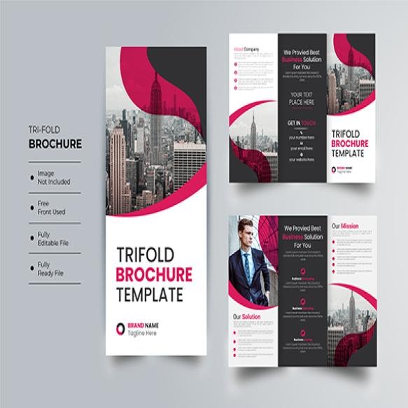 Creative Business Trifold Brochure Template (9)