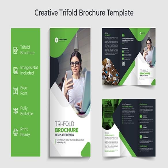 Creative Business Trifold Brochure Template Design (1)