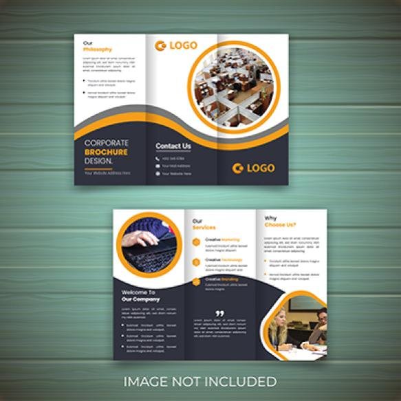Creative Corporate Business Trifold Brochure Design Template