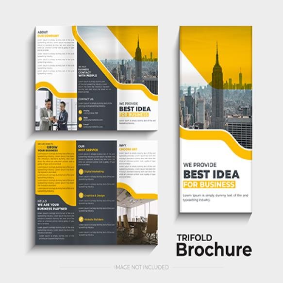Creative Modern Trifold Brochure Template