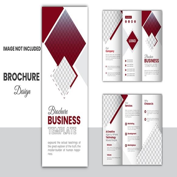 Free Vector Abstract Business Flyer Template Red Flyer Design