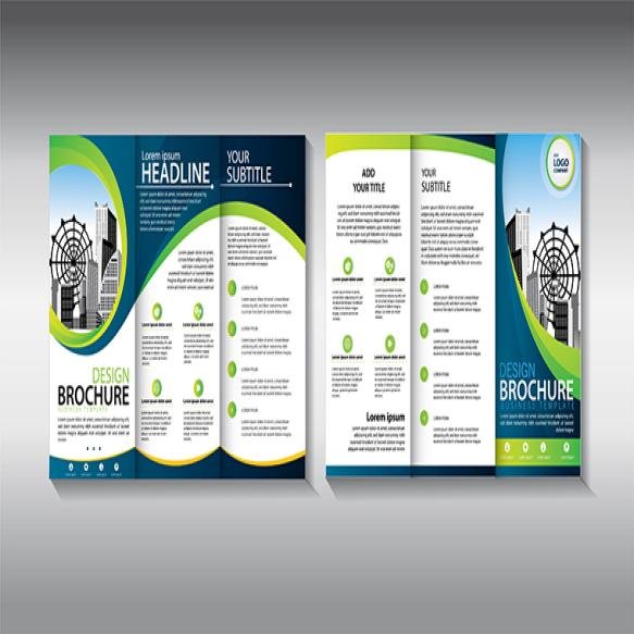 Green Brochure Trifold Business Template