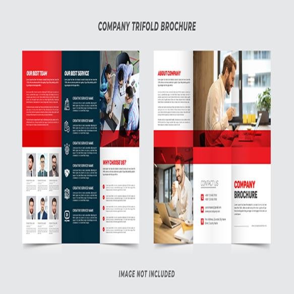 Minimal Trifold Brochure Template