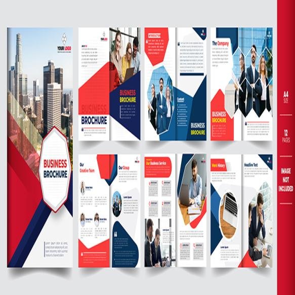 Modern Brochure Template Design Multi Pages Business Brochure Design
