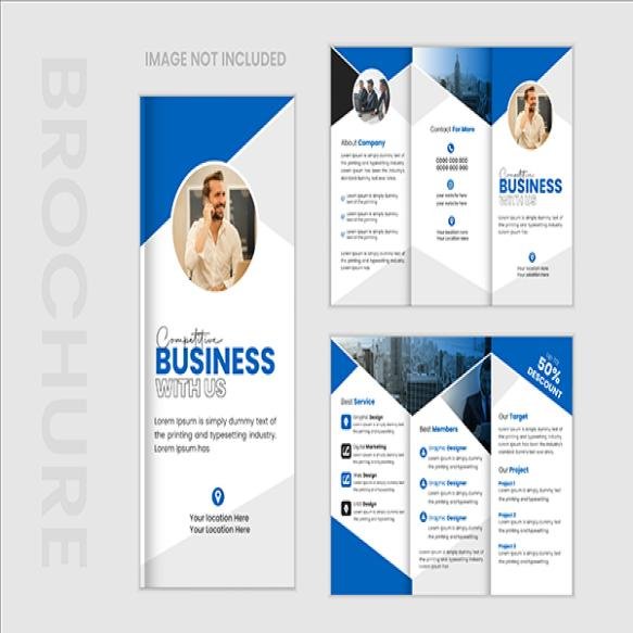 Modern Business Brochure Design Template Company Profile With Creative Idea