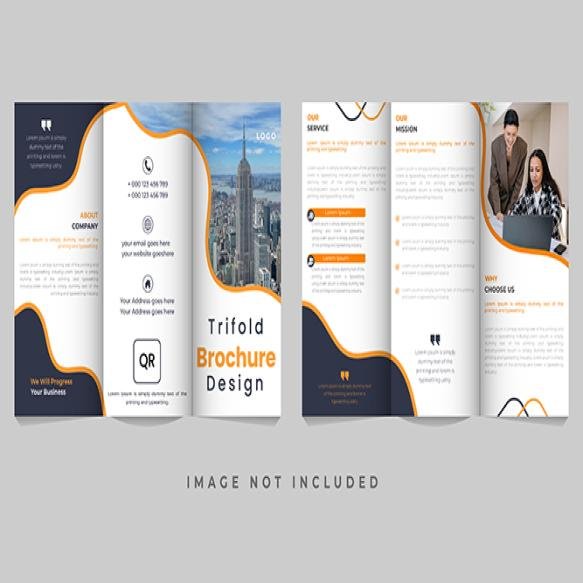 Modern Trifold Business Brochure Template