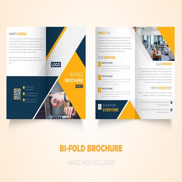 New Corporate Bi Fold Brochure Design