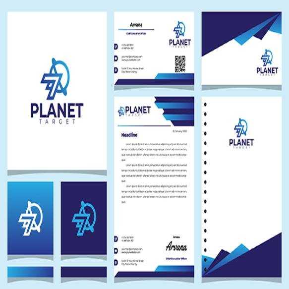 Arrow Planet Logo Design