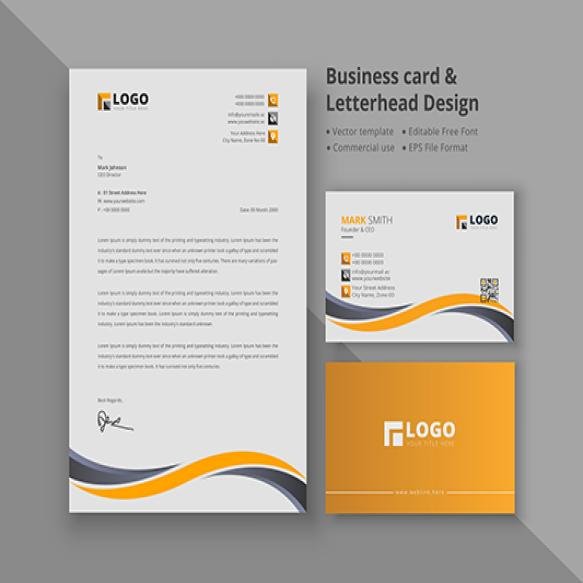 Business Card Letterhead