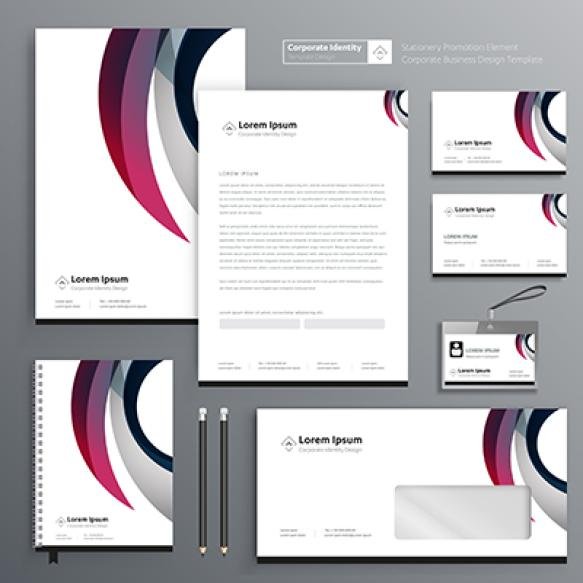Business Corporate Identity Template Design Vector