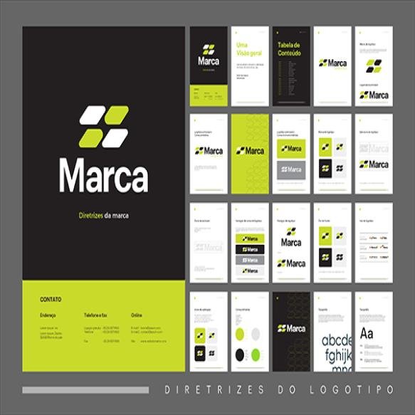 Business Logo Branding Guidebook Template
