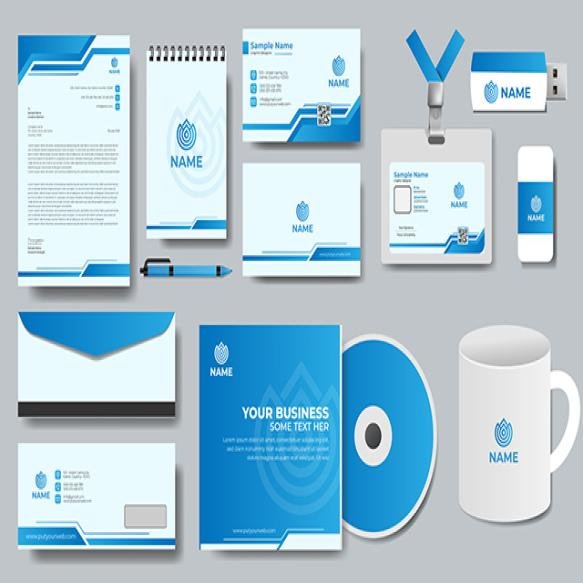 Corporate Identity Stationery Items Design