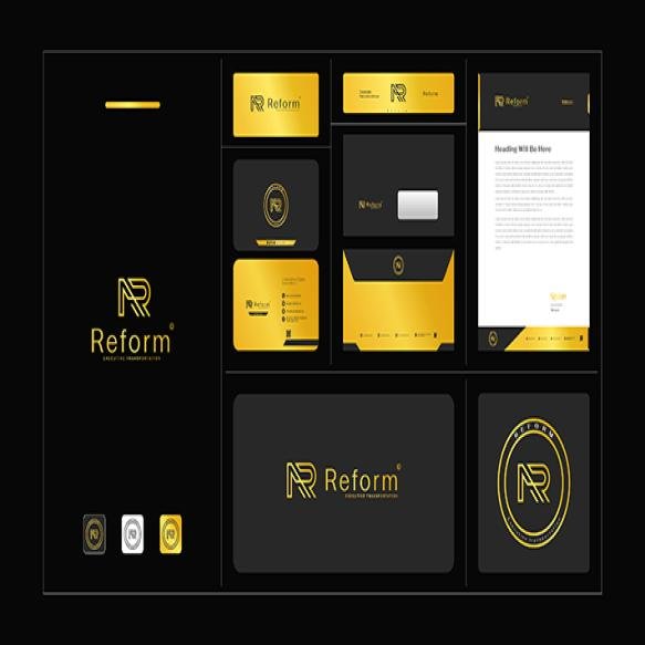 Executive Transportation Logo Template With Branding Kit