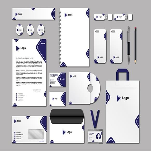 Modern Professional Business Brand Identity Stationery Set