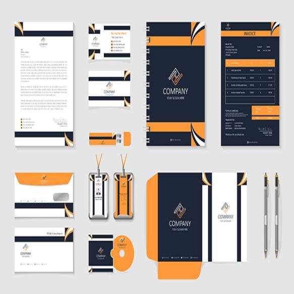Professional Business Branding Stationery Design